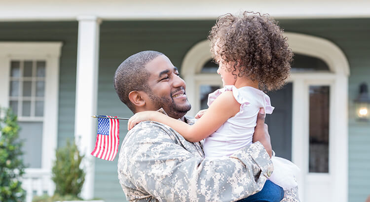 US Vet with Daughter